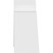 Ekena Millwork Archdale Architectural Grade PVC Gable Bracket, 36"W x 9"H x 4"D x 4"F, 6/12 Pitch GBP036X09X0404ARC00 - alternate 4